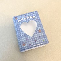 3 인치 격자 무늬 사진 앨범 40 포켓 만화 그림 스토리지 케이스 카드 홀더 스위트 스타 Photocard 바인더 미니 수집 도서, D2