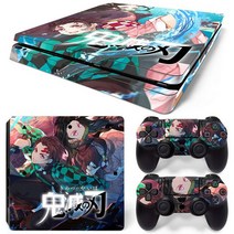 스티커 PS4 슬림 스킨 플레이 스테이션 4 콘솔 및 컨트롤러 게임 패드 데칼, [03] PS4slim-6860
