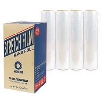 우림 스트레치필름 30mic 4롤 공업용랩 포장용랩, G-30 GENERAL(공업랩30)