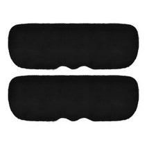 로드몬스터 포근하카 핸들커버/방석, 시트방석 다인용 2개, 블랙