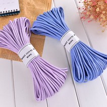 세기텍스타일 3.0mm 36m 니트 코튼 순면 마크라메 로프 (30color), SALMON