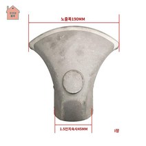 물대포 부품 화재진압 청소차 스프링클러 액세서리 헤드 노즐 도로 오리발 분사 살수차, I타입-1.5인치 두께감(노즐폭 19cm)