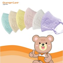 오렌지브레스케어 국산2D 컬러 항균마스크 XXS영유아용(7color)/XS초소형(6color)/S소형(6color)-30매/50매/100매, XXS영유아용, 옐로우, 50매