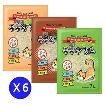 두부랑캣츠 두부랑 캣츠 이코노미 두부모래 7L x 6개, 상세 설명 참조, 상세 설명 참조, 01.오리지널 7L ×6개