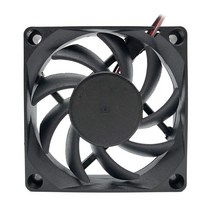 cpu 랩 휀 쿨러좋은 2 조각 F7015 70mm 데스크탑 팬 쿨러 컴퓨터 냉각 12V 저소음 3 핀 커넥터 PC 컨트롤러, 검은색, 9