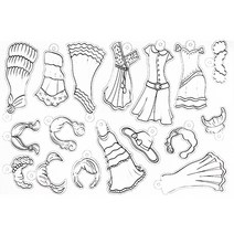 민화샵 쉬링크 마술종이 미술놀이 슈링클 만들기 16종, 드레스룸 UDOPT008B