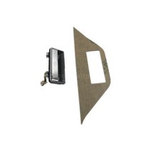 도어 잠금 보호 커버 굴삭기 부품 doosan daewoo 55 60-7 도어 핸들 커버 플레이트 트림 패널 캡 도어 잠금 외부 풀, 라벤더