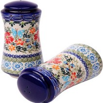 Polish Pottery Ceramika Boleslawiec 1313/238 Salt and Pepper Milano 4 3/4 by 2 1/4 Inches in Diam, 1