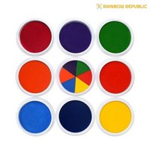 플레이위즈 레인보우리퍼블릭 손도장놀이/스탬프/도장/그림/..., 선택:RR 손도장놀이 (무지개)