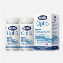 1+1[락토플로] 옵티6 불가리아 유산균(60캡슐 x 2박스/4개월분)