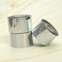 가죽공예 - 불박지 실버 홀로그램 불박인쇄 테이프 40mm ITW foils사 *개당가격*, 68번 격자형