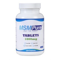 칼라헬스 MSM 엠에스엠 식이유황 1000mg 120타블렛, 1개, MSM 엠에스엠 식이유황 120타블렛