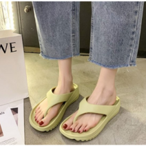 남녀공용 정말편한 초경량 키높이 EVA 쿠션 여름 쪼리 슬리퍼