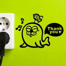 아트박스/제제데코 에코캠페인시리즈1탄 _ 바다표범 몽글몽글 *3piece*, 블랙