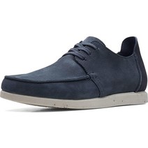 클락스 셰이컬라이트 로우 옥스포드화 샌드 [미국 직배송], 7.5, Navy Nubuck