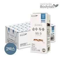 바디랩 순수두유 99.9 190ml 24팩 x2박스, 단품