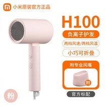 KICA JET FAN2 키카제트팬2 카이카제트팬2 에어건 제트팬 무선에어건 무선에어건 강풍 고출력, 샤오미 미지아 음이온 헤어드라이어 H100 [핑크]