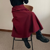 나야홍 / 빅사이즈 211 엔딩플레어밴딩스커트 DCRN588
