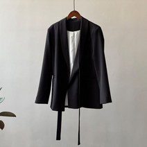 여자 땀복 다이어트2023 봄과 여름 정장 재킷 스타일 기질 여성 캐주얼 와이드 레그 팬츠 투피스 세트 복장