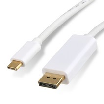 C타입 USB 3.1 DP 연결 케이블 4K 1.8M ALT Mode 화면 복제/확장/변환/회전, NEXT-115CDP