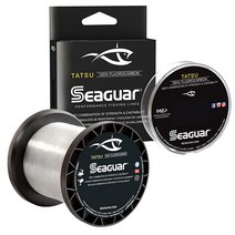 Seaguar Tatsu 100% 플루오로카본 낚싯줄(DSF) 182.4m(200야드) 투명 (22TS200) 10kg(22파운드), 12-Pounds/1000-yards