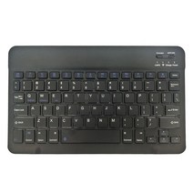 키보드키캡 블루투스 호환 키보드 멀티 장치 슬림 범용 무선 iPad / Windows OS Mac 용 충전식, 한개옵션2, 10 inch, 한개옵션1