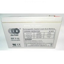 Aotedo OT 7-12 유지 보수가 필요 없는 배터리 12V7AH 소방 비상 UPS 백업 전원