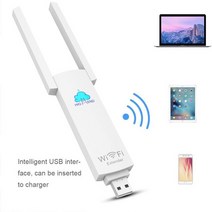 무선통신 유선공유기 휴대용공유기 인터넷증폭기 VPN라우터 WIFI6공유기 와이파이중계기 리피터 신호 익스텐더 증폭기 무선 라우터 장거리 듀얼 안테나, 하얀