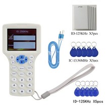 영어 10 IC/ID 주파수 RFID 액세스 제어 카드 판독기 NFC 암호화 동전 작성기 Uid 칩 복사기 스마트 키, 01 Package 1