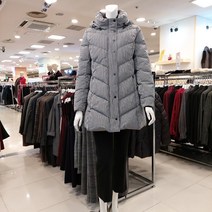 프로그램 p204d063 초특가 가성비좋은 가벼운 포근하고 따뜻한 고급스러운 잔체크 탈부착 후드패딩 뉴코아 울산성남점