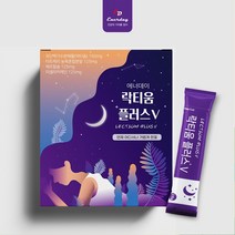 에너데이 락티움 플러스V 유단백 사수분해물 분리유단백 미셀라카제인 우유단백질 유청 타트체리 해조칼슘 수면영양제 분말 스틱, 2.5gx30포