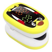 색도계 Rechargeale Oximetry LED 의료 디지털 손가락 끝 맥박 산소 농도계 혈액 포화도 측정기 SPO2 PR 심, 04 children yellow