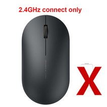 무소음 게임용 사무용 Xiaomi 무선 마우스 휴대용 블루투스 4.0 알루미늄 합금 ABS 소재 게임 RF 2.4GHz, 04 mouse 2 Gray, 한개옵션1