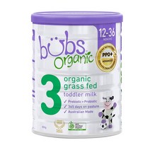 Bubs 그래스 페드 토들러 밀크 800g x2개