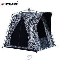 [트라이캠프] 낚시텐트 FO-15MP 무결로 위장밀리터리텐트+프론트월+하프플라이+이지시트+, 상세 설명 참조