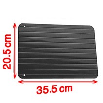 고기도구 빠른 해동 트레이 플레이트 매직 보드 냉동 식품 안전 알루미늄 주방, [02] 0.3 Thick, [03] 20.5x35.5cm