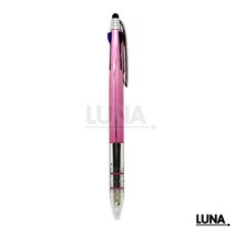 루나 UV3색 스마트터치펜 신형니들펜 0.7mm 독일잉크 1개 잘 써지고 샤이니한 나만의 특별한 삼색볼펜, 핑크