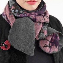 [디얼마미] 아름꽃 양기모 머플러 미시 중년여성 50대 엄마목도리