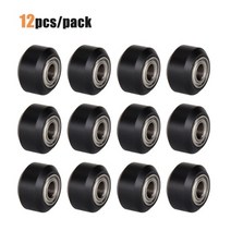 12 24pcs CNC Openbuilds 플라스틱 POM 휠 625zz 아이들러 풀리 기어 CR10 Ender 3 용 패시브 라운드 V 슬롯 Perlin 풀리 휠, 협력사, 12pcs 작은 바퀴