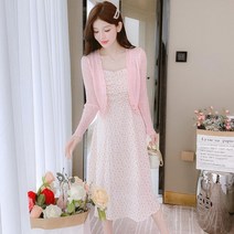 하객룩 가을 롱원피스 쉬폰 30대여성