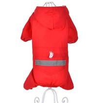 dresspet pet dog raincoat 100 방수 폴리에스터 코트 자켓 중소형 개 비옷 xxl, 그물