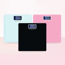 사각 디지털 미니체중계 칼라 심플, 블랙