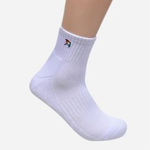 남성용 통파일 흰색스포츠양말 5켤레 여행양말 운동동호회 두툼한양말 운동양말 조깅, 26cm, 5켤레임의배송