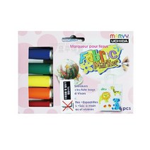 우찌다 패브릭 마카 세트 6색 ( 천에 그리는 DIY 마카 세트