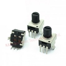 가변 저항10PCS RV09 수직 7.5mm 샤프트 1K 2K 5K 1M 0932 가변 저항 B103 3Pin 씰 로터리 포텐쇼미터, 02 100 천개 옴