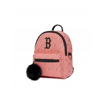 MLB KIDS 다이아 모노그램 자카드 미니백팩 B (Coral)