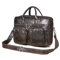 이동식공구함 남자 오일 왁스 가죽 골동품 디자인 비즈니스 여행 서류 가방 노트북 패션 Attache 메신저 토트 포트폴리오 남성 k1013