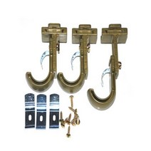 [0UK] 높이조절 2단 커튼브라켓(35mm) 높이조절 2단 커텐브라켓 커튼브라켓 커텐악세사리 234567EA