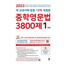 중학영문법 3800제 1학년(2023):새 교과서에 맞춘 13차 개정판, 마더텅