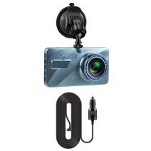 24h dash cam black box in car dvr 카메라 비디오 레코더 후면보기 듀얼 렌즈 hd 사이클 녹화 비디오 미러 레코더 블랙 박스, 단일 카메라, 32g tf 카드, 1개